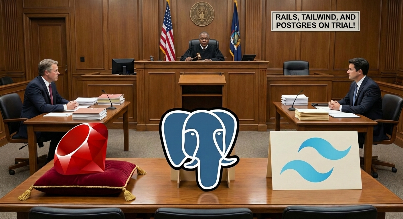 What Are the Legal Implications of Using Rails, Postgres, and Tailwind?